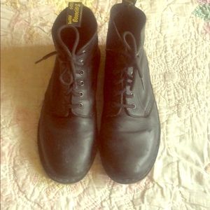 Dr marten leather boot shoes